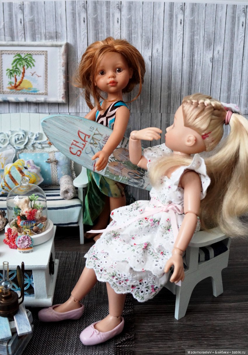 Дача на берегу моря — Мебель для кукол и домиков: фото