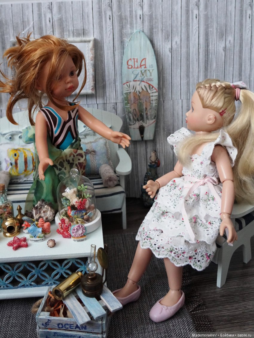 Дача на берегу моря — Мебель для кукол и домиков: фото