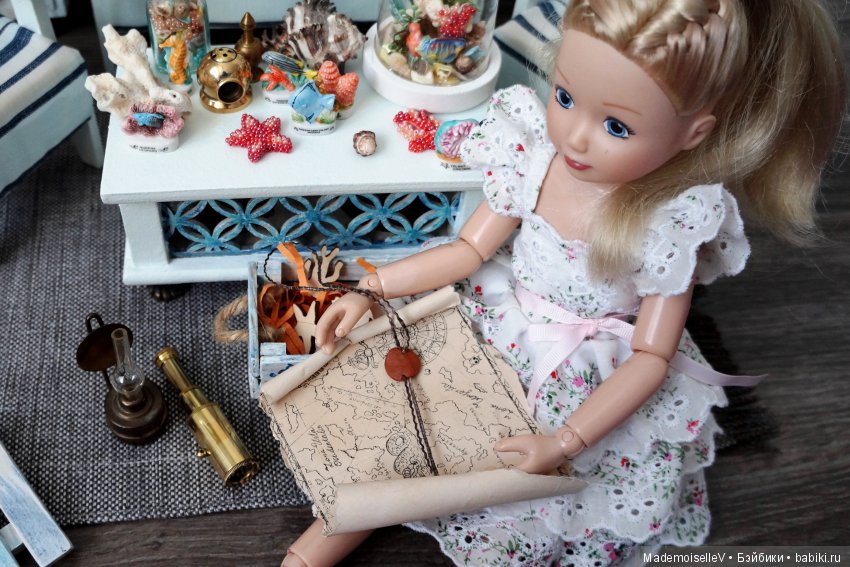 Дача на берегу моря — Мебель для кукол и домиков: фото