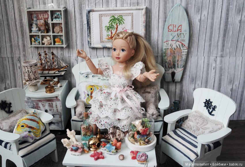 Дача на берегу моря — Мебель для кукол и домиков: фото (фото 2)