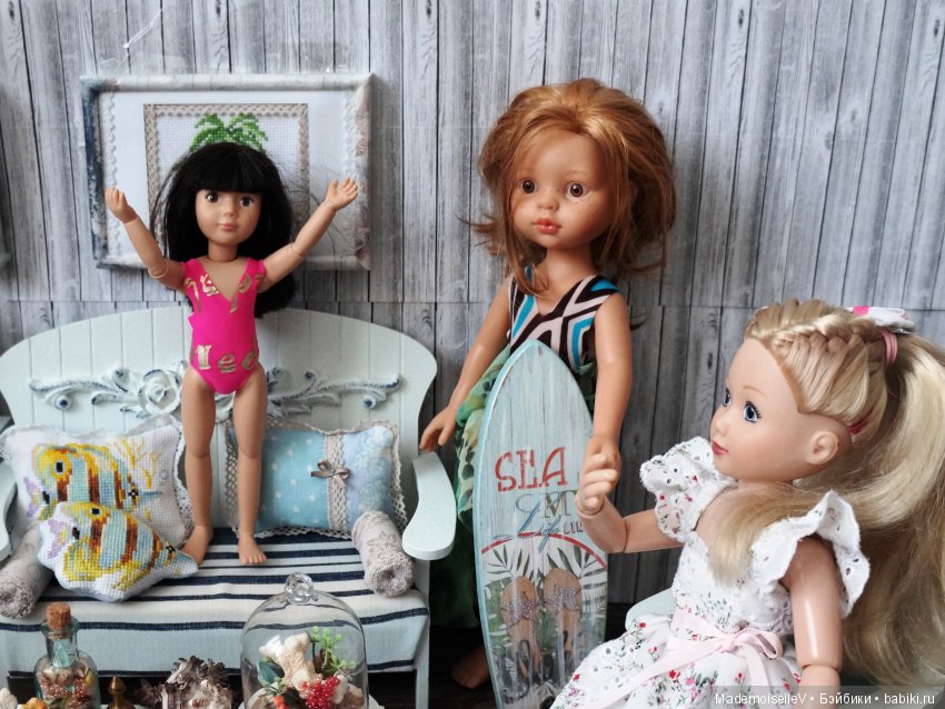 Дача на берегу моря — Мебель для кукол и домиков: фото