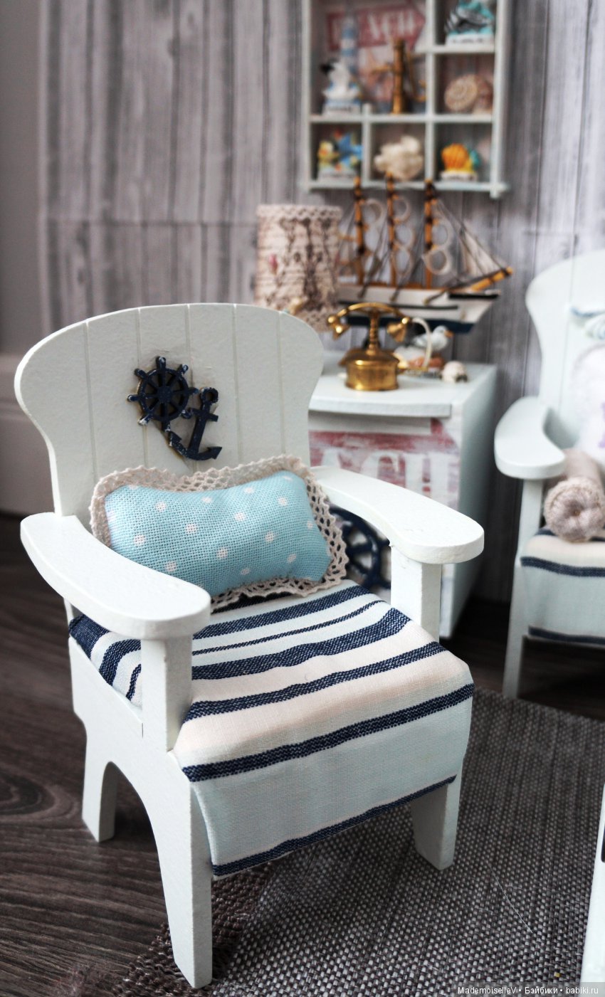 Дача на берегу моря — Мебель для кукол и домиков: фото