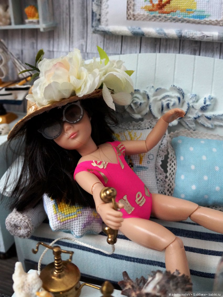 Дача на берегу моря — Мебель для кукол и домиков: фото