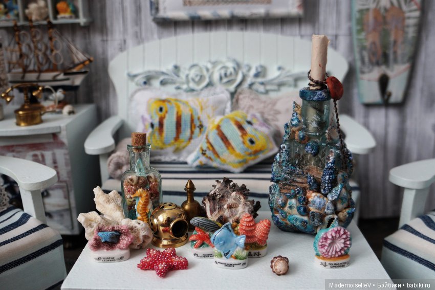 Дача на берегу моря — Мебель для кукол и домиков: фото