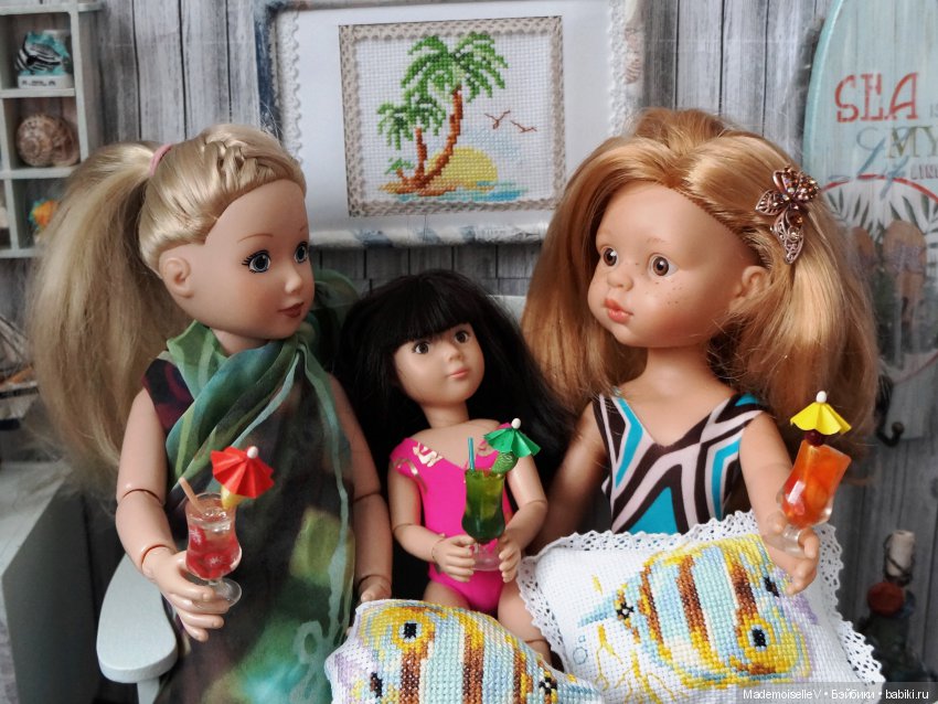 Дача на берегу моря — Мебель для кукол и домиков: фото