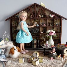 Домик стеллаж, Жужа и стихи Пушкина