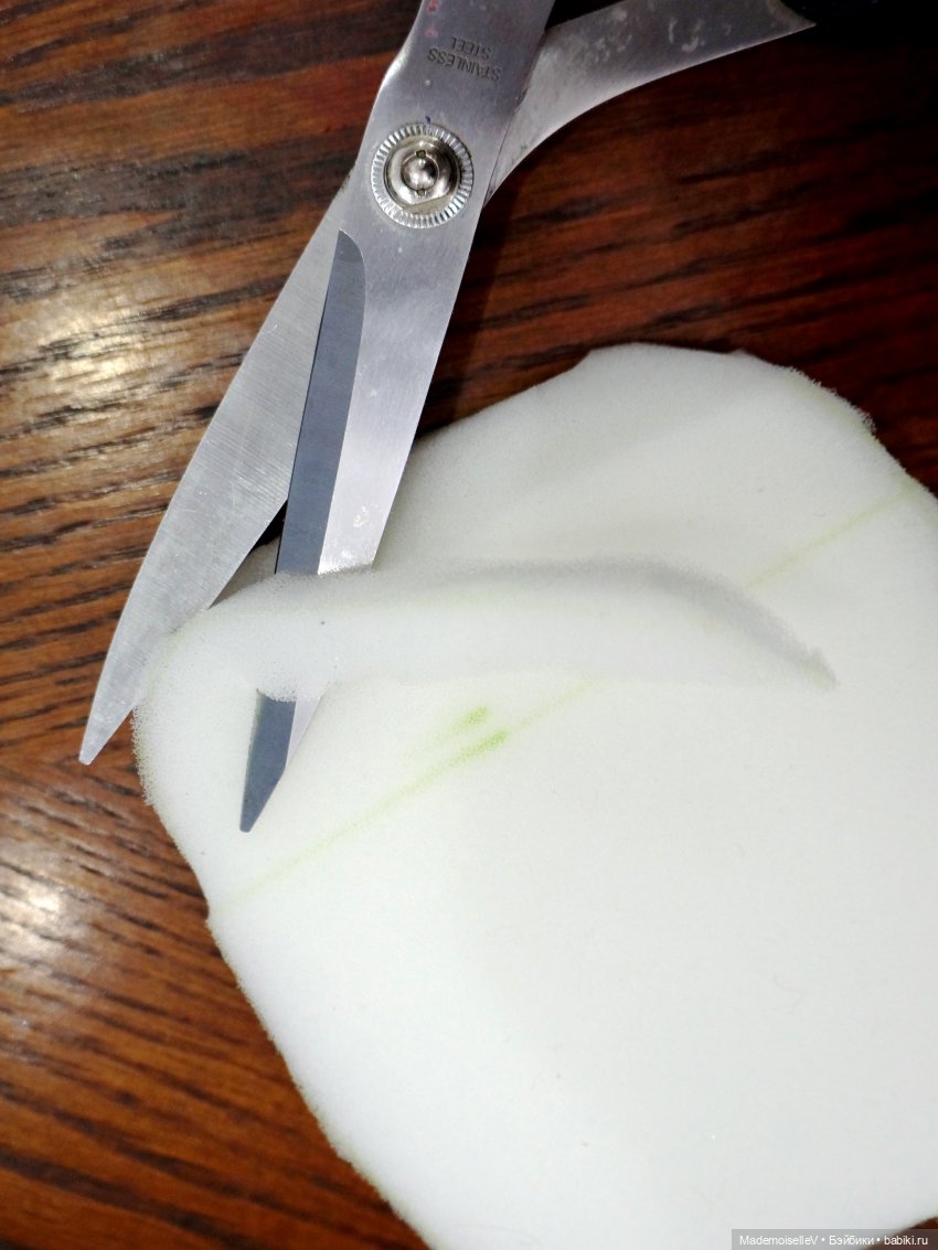 Мастер класс Пуф на деревянных ножках и моё секретное ноу-хау (фото 4)