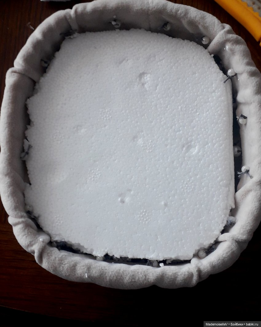 Мастер класс Пуф на деревянных ножках и моё секретное ноу-хау