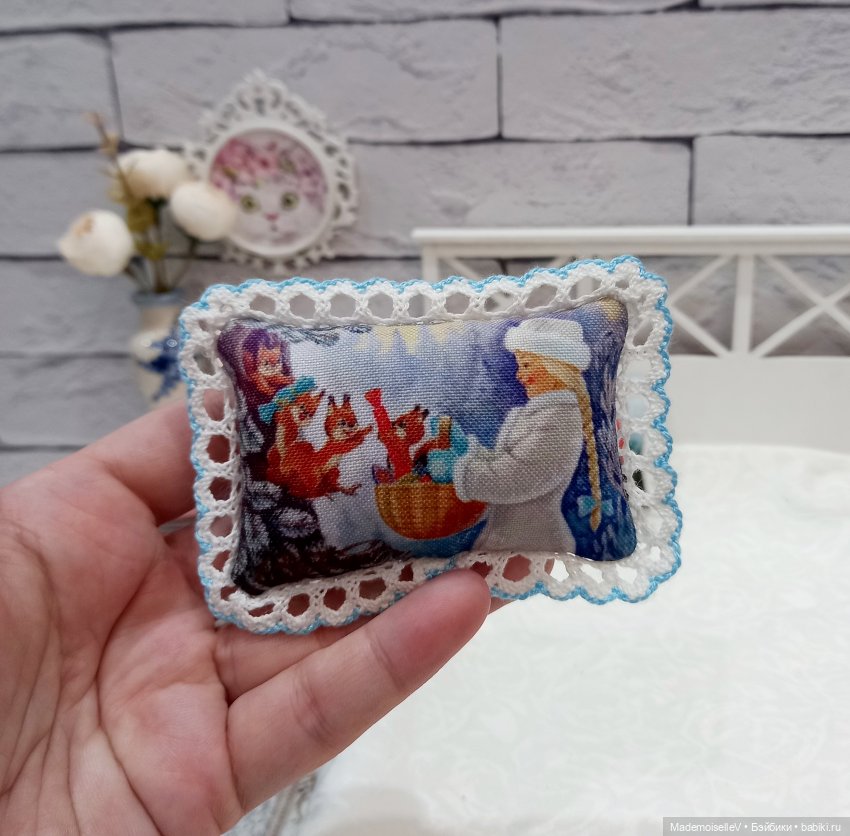 Подушки-открытки — Кукольная миниатюра своими руками: еда