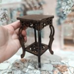 Кофейный столик натуральное дерево резное