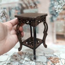 Кофейный столик натуральное дерево резное