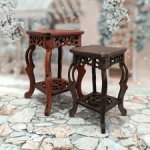 Столики натуральное дерево резное с дефектами