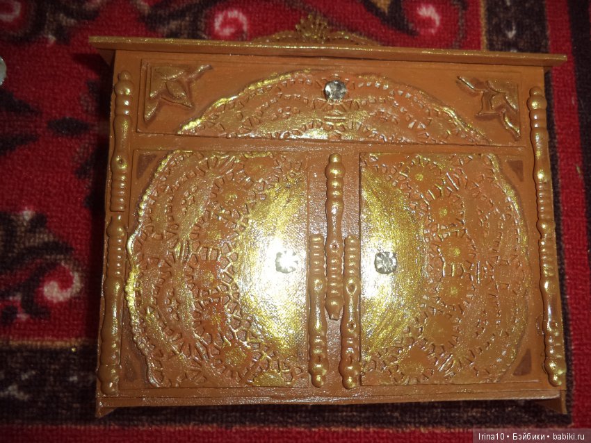 Комодик для кукольного домика. Не сложно