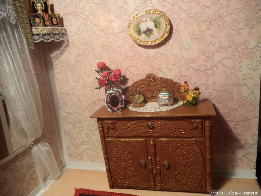 Комодик для кукольного домика. Не сложно (фото 4)