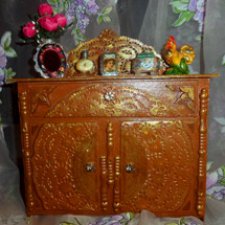 Комодик для кукольного домика. Не сложно