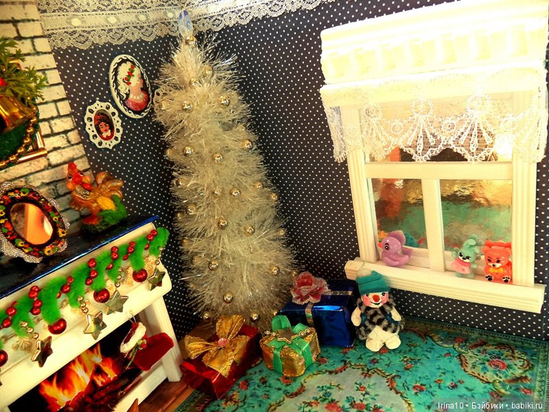 Новогодний румбокс — Румбоксы и кукольные интерьеры: фото (фото 5)