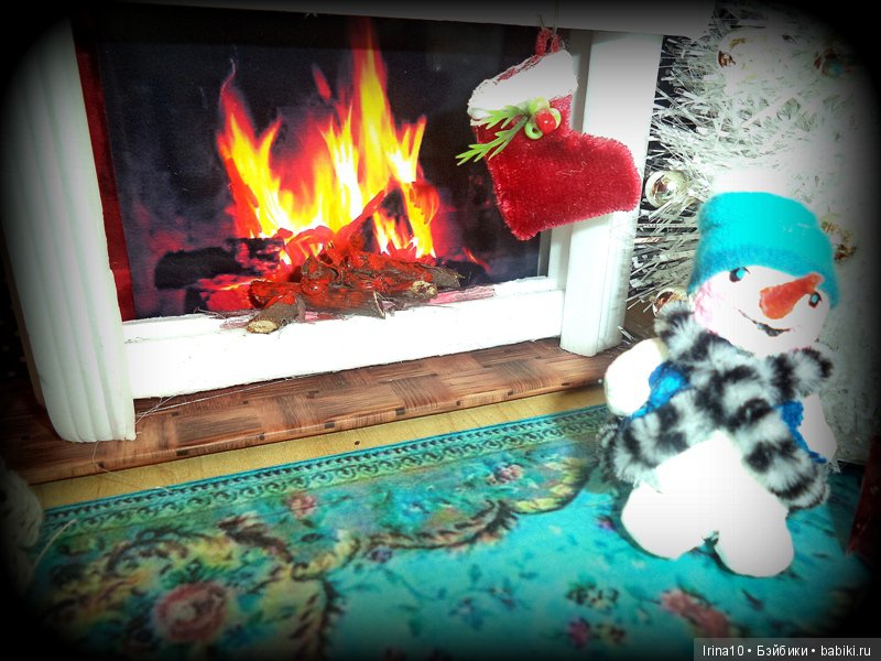 Новогодний румбокс — Румбоксы и кукольные интерьеры: фото