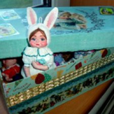 Набор ватных ёлочных игрушек. Второй