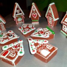 Пряничные домики на ёлку