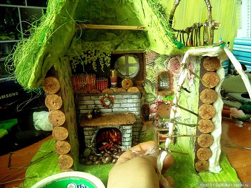 Я сделала домик для лесной феи