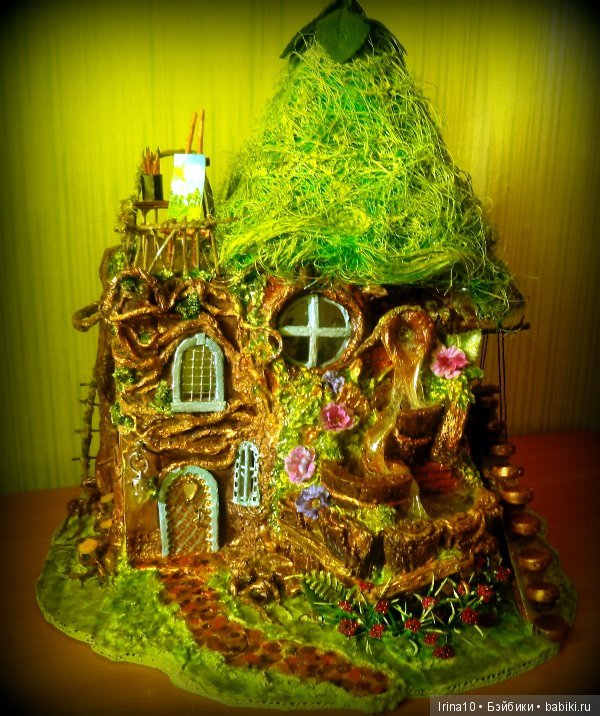 Я сделала домик для лесной феи