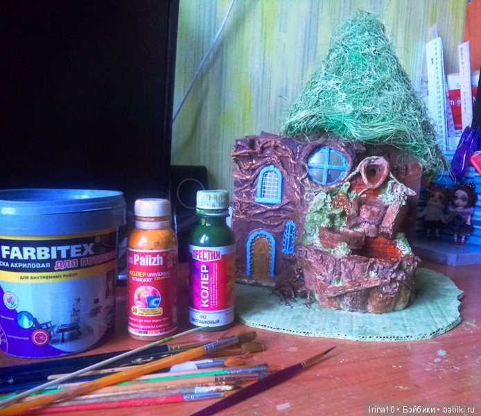 Я сделала домик для лесной феи (фото 9)