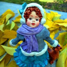 Новые ватные игрушки - У меня теперь собака