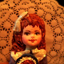 Новая ватная ёлочная игрушка