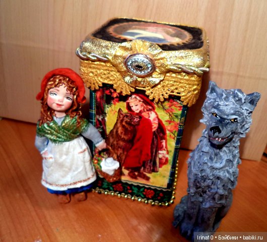 Новые ватные игрушки "Про Красную Шапочку" (фото 3)