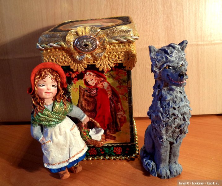 Новые ватные игрушки "Про Красную Шапочку" (фото 2)