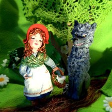 Новые ватные игрушки "Про Красную Шапочку"