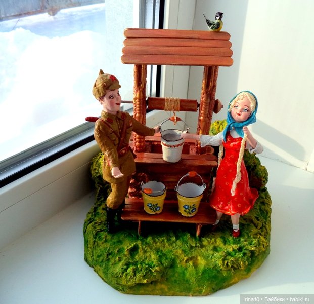 Про новые работы — Ватные игрушки на елку: ретро