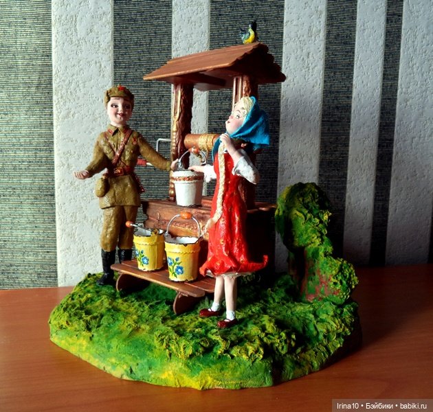 Про новые работы — Ватные игрушки на елку: ретро