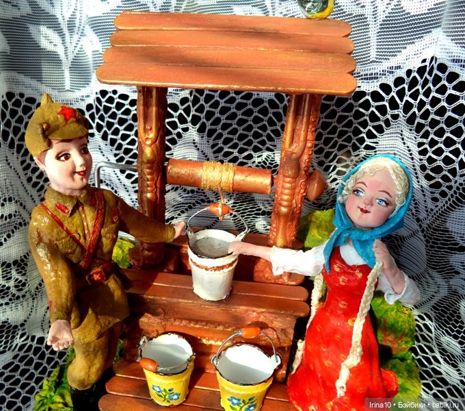 Про новые работы — Ватные игрушки на елку: ретро