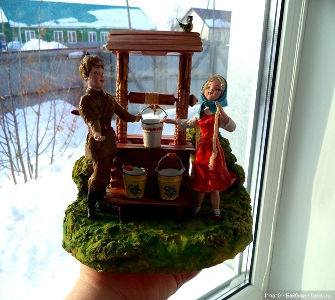 Про новые работы — Ватные игрушки на елку: ретро