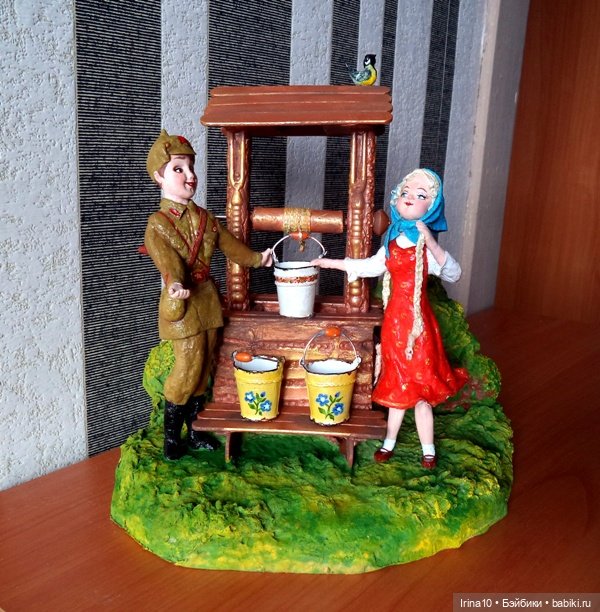 Про новые работы — Ватные игрушки на елку: ретро