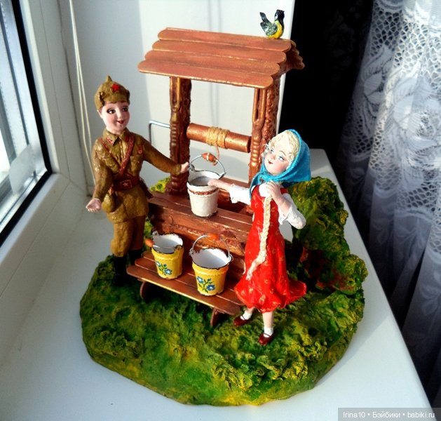 Про новые работы — Ватные игрушки на елку: ретро