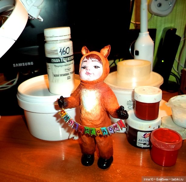 Про новые работы — Ватные игрушки на елку: ретро (фото 7)