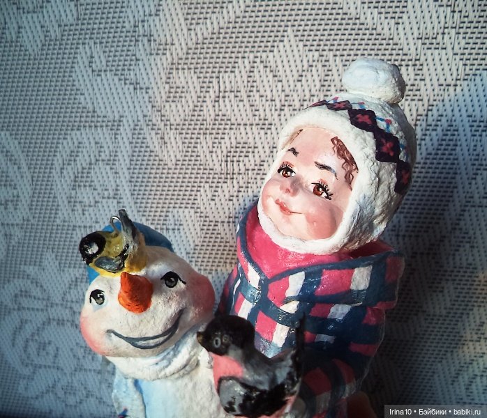 Про новые работы — Ватные игрушки на елку: ретро (фото 4)
