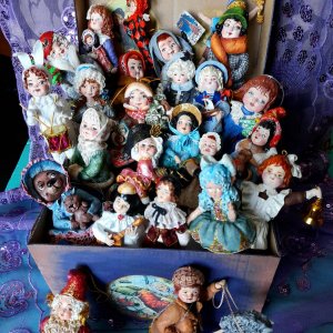 Ёлочные ватные игрушки Ирины Белюковой