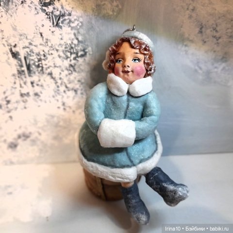 Новые ватные игрушки — Ватные игрушки на елку: ретро