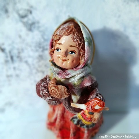 Новые ватные игрушки — Ватные игрушки на елку: ретро (фото 6)