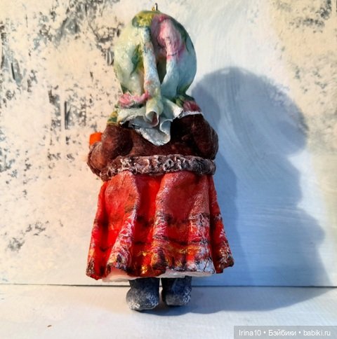 Новые ватные игрушки — Ватные игрушки на елку: ретро (фото 8)