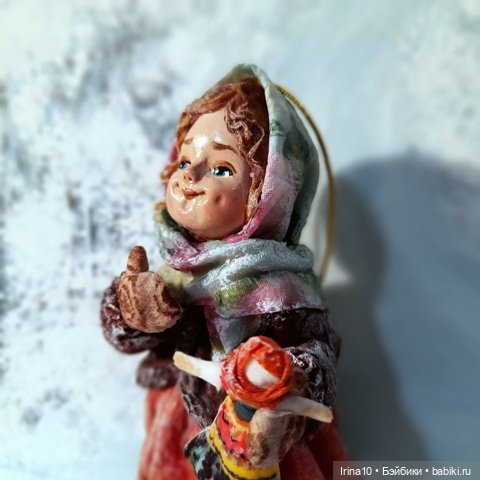 Новые ватные игрушки — Ватные игрушки на елку: ретро (фото 5)