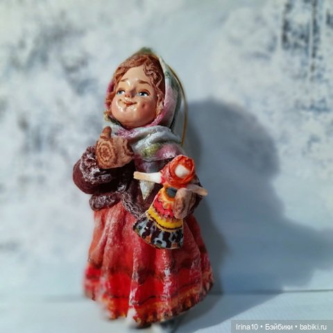 Новые ватные игрушки — Ватные игрушки на елку: ретро (фото 4)