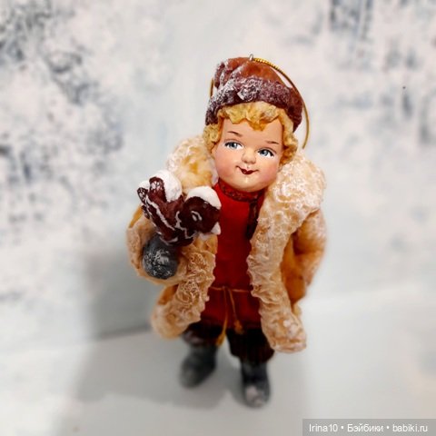 Новые ватные игрушки — Ватные игрушки на елку: ретро