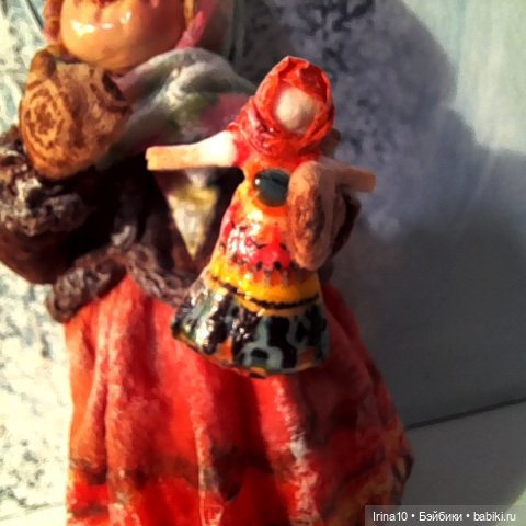 Новые ватные игрушки — Ватные игрушки на елку: ретро (фото 7)