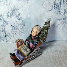 Барыня в саночках
