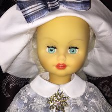 Кукла после реставрации