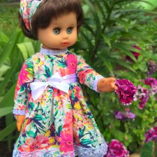 Кукла после реставрации